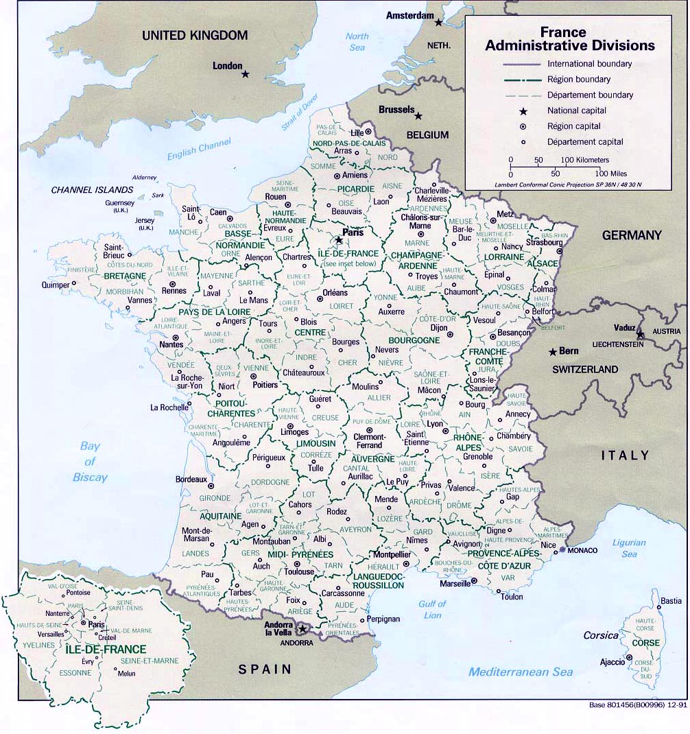 map of france with major cities and regions Map Of France Departments Regions Cities France Map map of france with major cities and regions