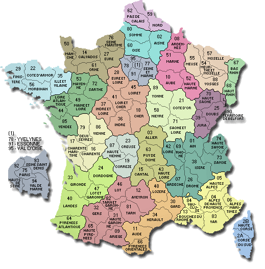 AQUITAINE : map, cities and data of the region Aquitaine - France