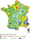 Map of France population density