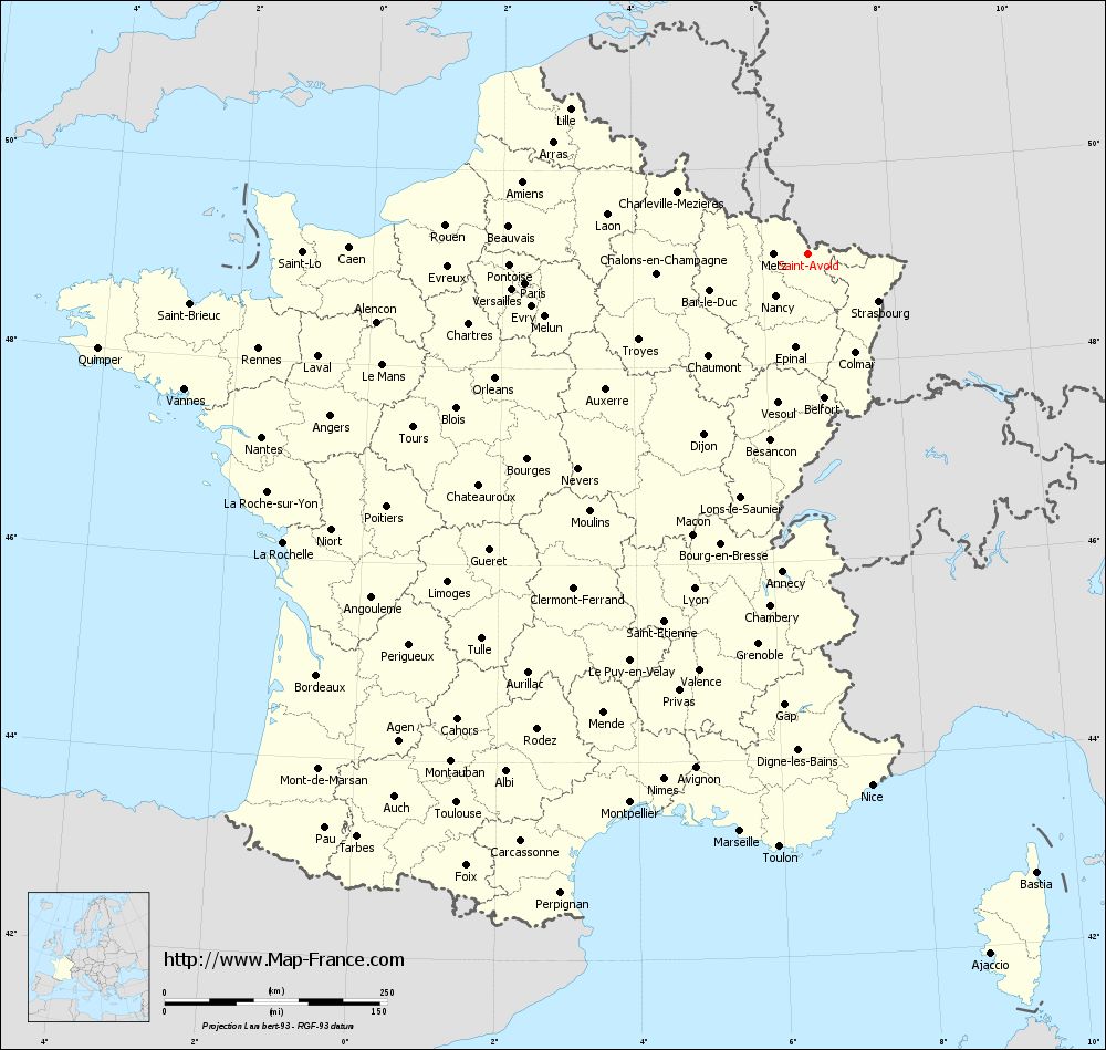 St Avold France Map Road Map Saint-Avold : Maps Of Saint-Avold 57500
