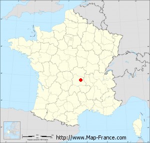 La Ravelle France Map Road Map Ravel : Maps Of Ravel 63190