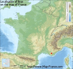 BRAS - Map of Bras 83149 France