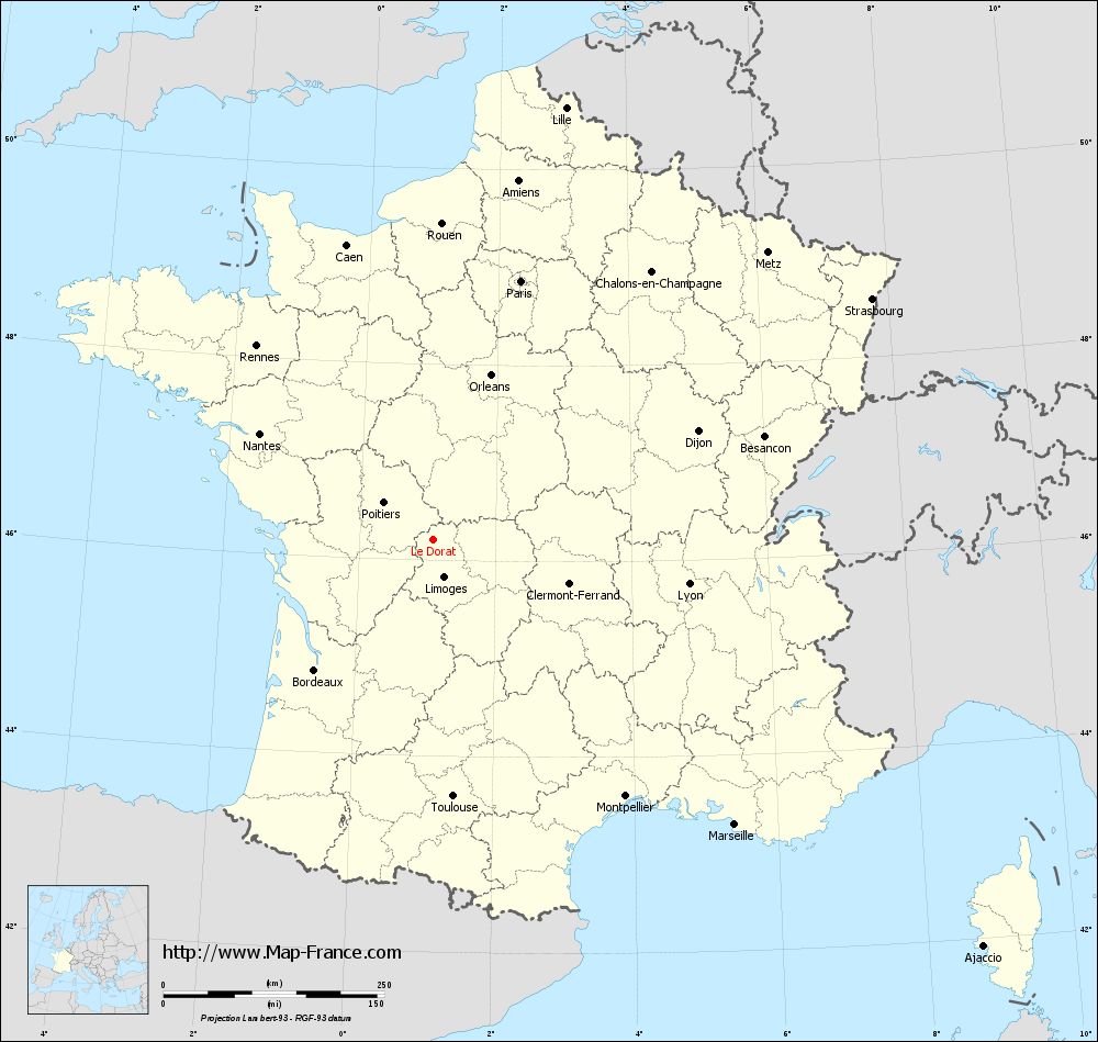 Le Dorat France Map Road Map Le Dorat : Maps Of Le Dorat 87210